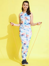 Girls Printed Racer Back Active Wear Set